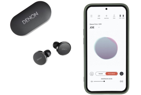 Denon משיקה שני דגמי אוזניות אלחוטיות 